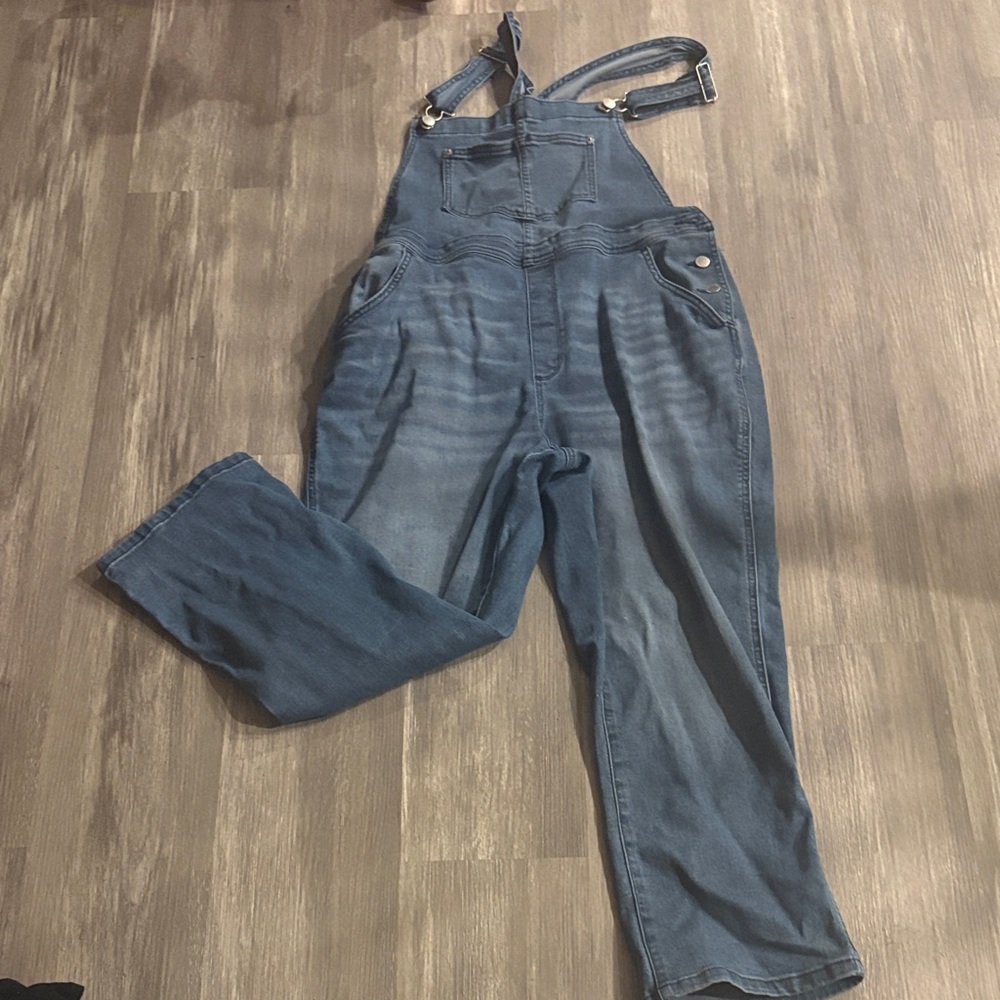 Stylish Women's Blue Denim Overalls